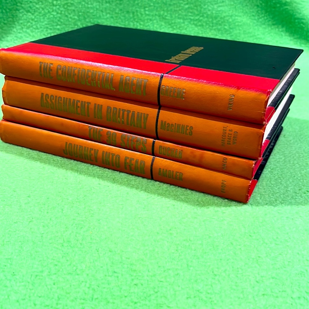 Vintage Book Club Mystery HC Books Greene MacInnes Buchan Ambler - Picture 2 of 13